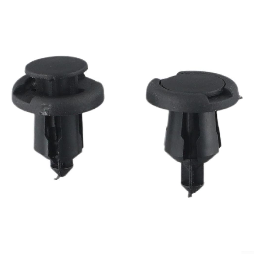 Nylon Bumper Retainer Clips Set Black Replacement Fastener Accessories