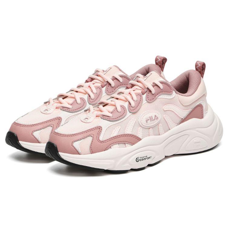 Fila Court Deluxe Platform Sneakers White Pink F12W232129FWS