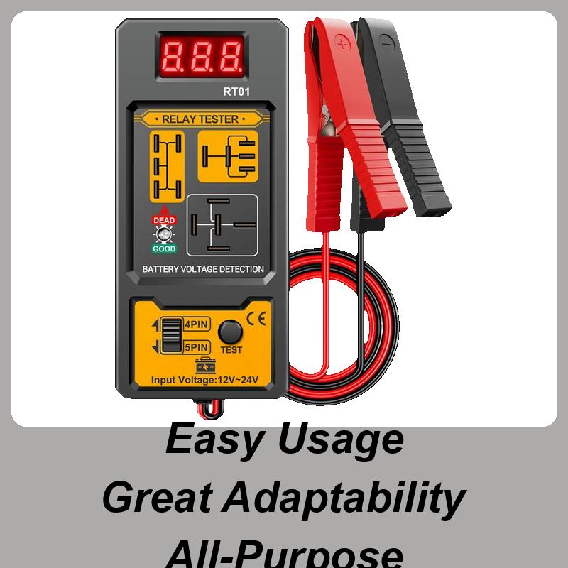 Battery Tester Car Automotive Meter Diagnostic Tool Professional 12V/24V Diagnostic Scanner For Vehicle Truck Yachts Road Trip China Mainland