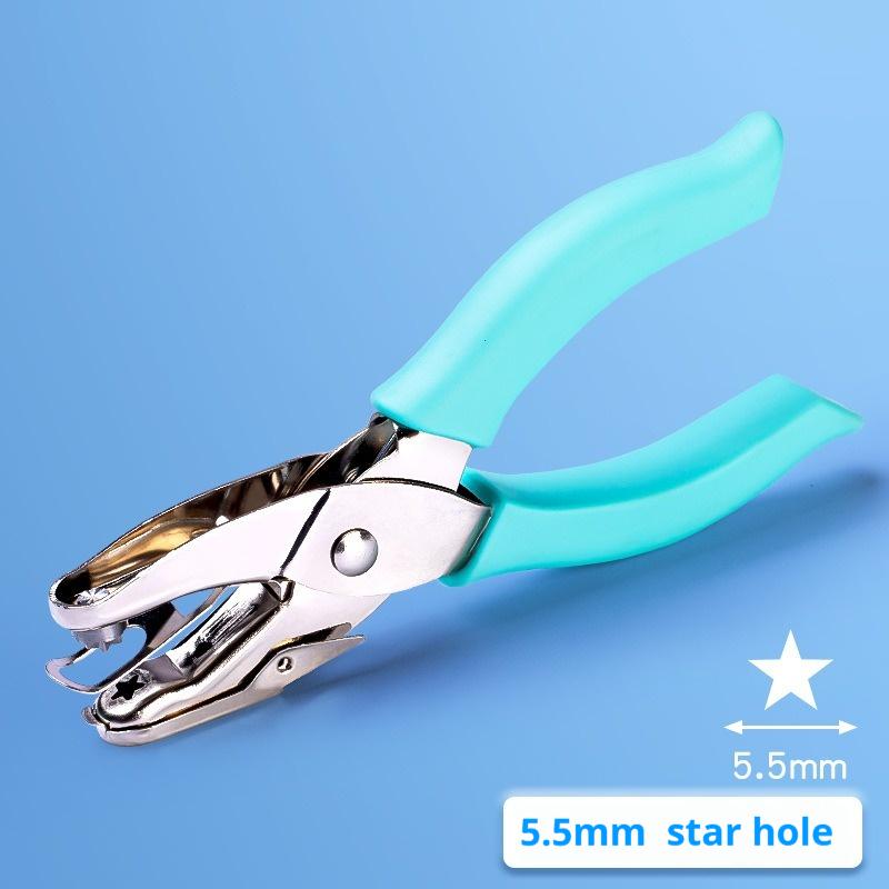 1.5/3/6mm Hole Puncher Portable Single Hole Punch Paper Material Scrapbooking Handheld Metal Craft Office Binding Tool Supplies