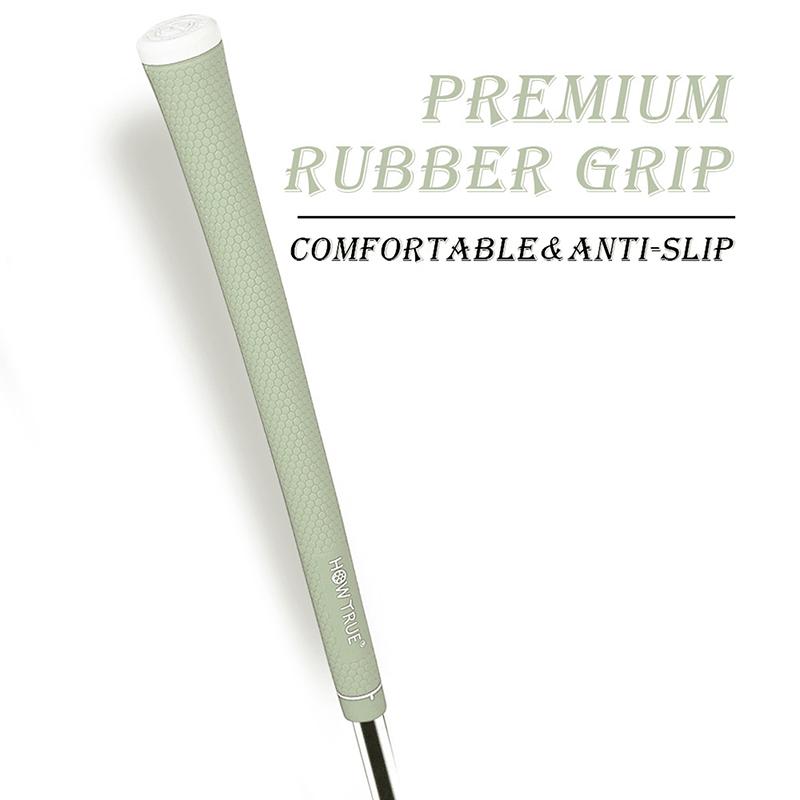 

1 шт. Стандартные мужские обмотки для гольф-клубов из натуральной резины, мягкие, противоскользящие, высококачественные, универсальные обмотки для гольф-айронов/вудов, 6 цветов зелёный