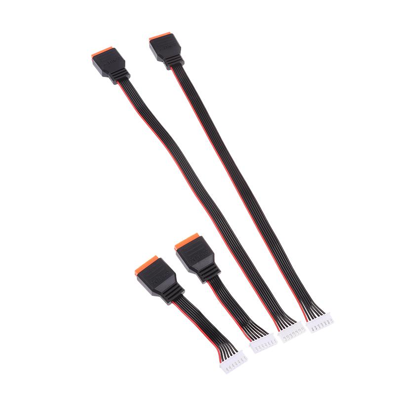 2Pcs/set Balanced Head Charger Extension Cable For 2-6S Lithium Batteries Suitable For HOTA A6 A12