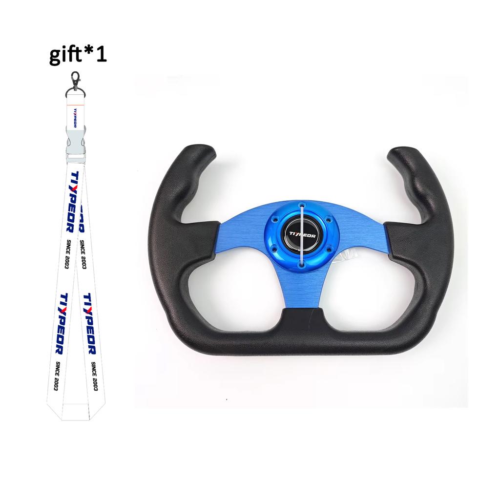 Universal 330mm PU Car Steering Wheel with Multiple Color Durable Comfort Grip Wheel for Vehicle
