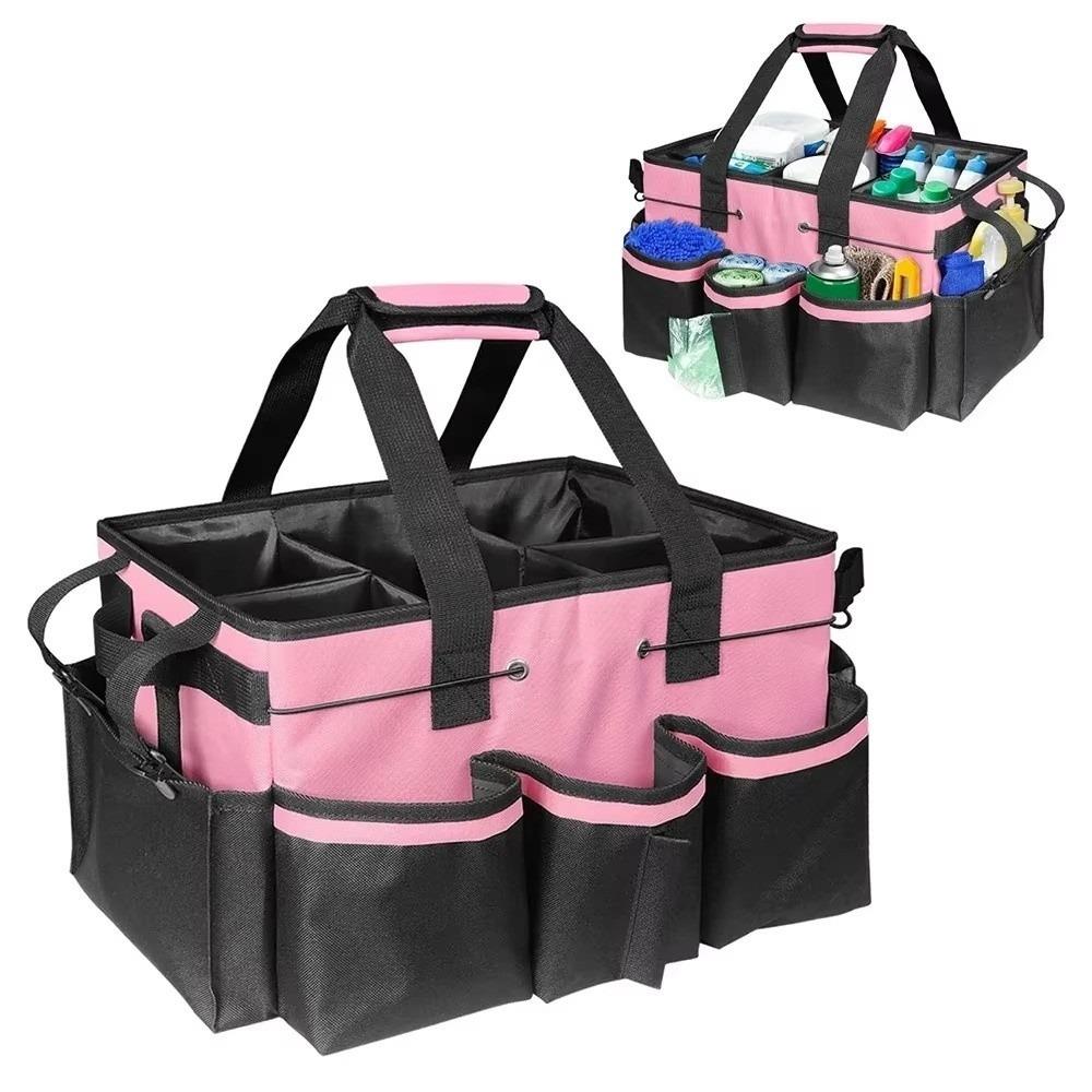 Wear-Resistant Multifunctional Tool Bag Heavy Duty Tool Organizer Bag  Cleaning Tools Organization