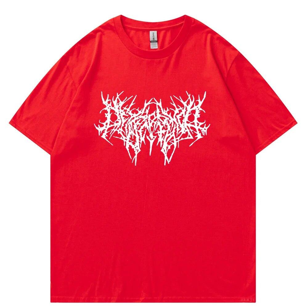 Готическая темная футболка унисекс WoUnisex Футболка большого размера Панк черная одежда — фото 20