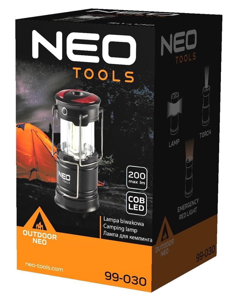 Camping Lamp 200 Lm 3Xaa 3 In 1 Cob Led - T N99-030