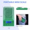 Milligram Scale 50g/ 0.001g, Portable Mg Scale with LCD Backlit, Tare, Digital Jewelry Scale, Microgram Scale Reloading