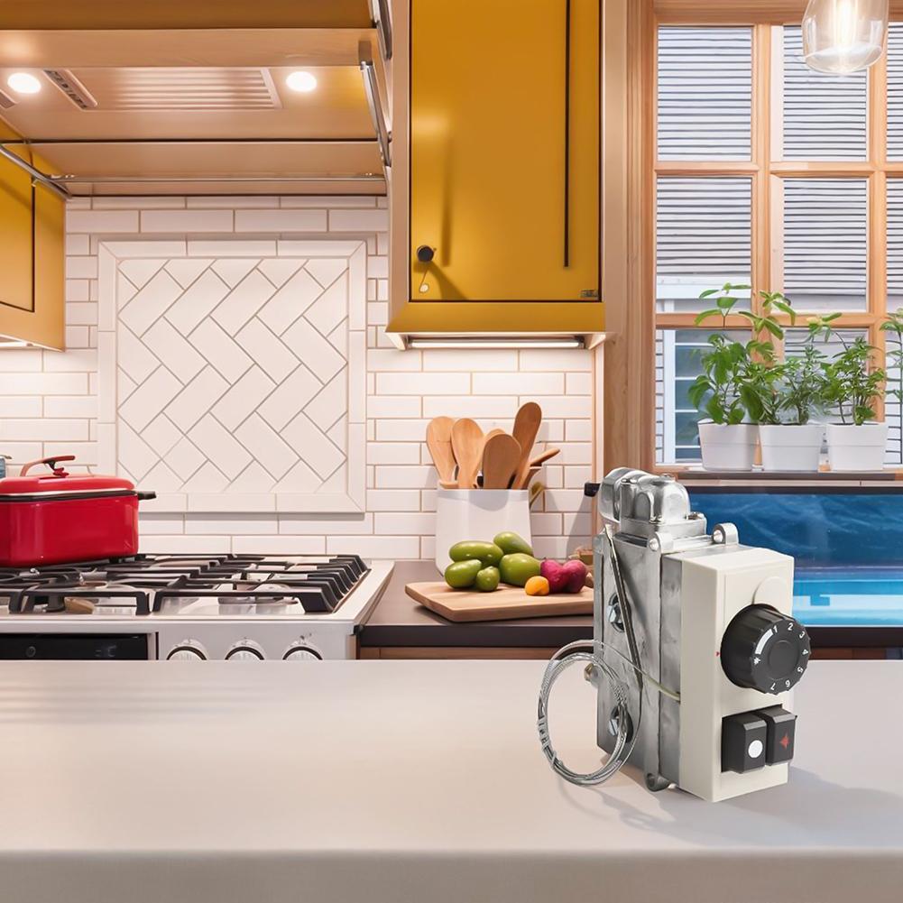 Commercial Fryer Thermostat Temperature Control Valve Kitchen Appliance Inlet Pressure 50MPa Replacement Thermostat