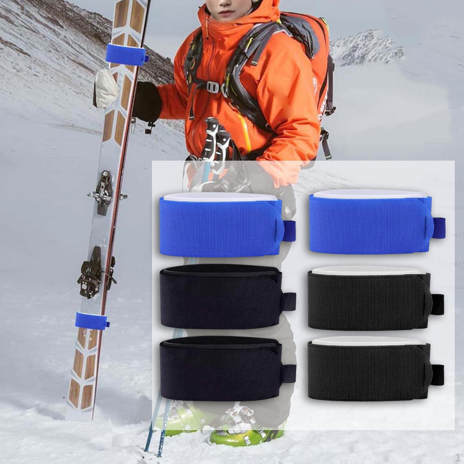 

Набор из 6 лыжных ремней с подкладкой из EVA, аксессуары, регулируемые ремни для доски, зимние, для