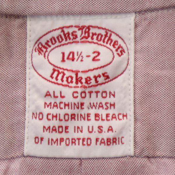 Brooks Brothers 70s 80s Vintage Made In USA Long Sleeve Button Down Shirt Men's Used