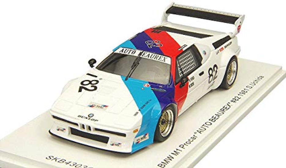 Spark BMW M1 Procar AUTO BEAUREX 1981 Finished Product 1/43 1981#82 #82 S.Uchida
