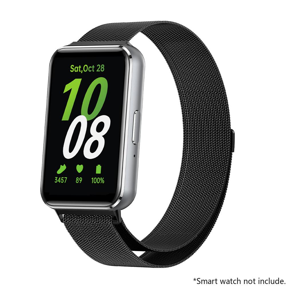 Pasek ze stali nierdzewnej do smartwatcha Samsung Galaxy Fit 3, bransoletka magnetyczna typu pętla mediolańska, opaska na nadgarstek Fit3, etui na nadgarstek