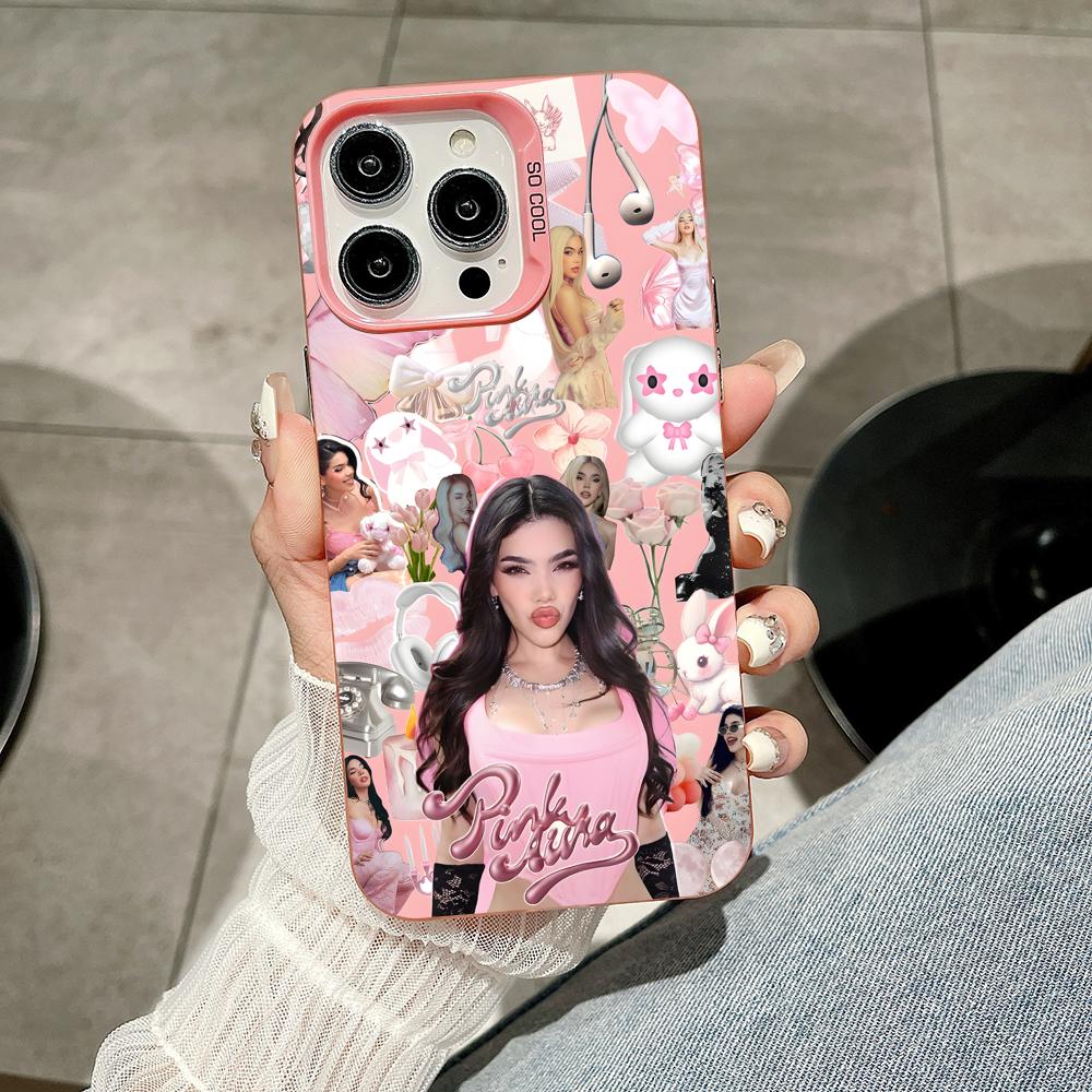 Kenia OS Mobile Cell Phone Case for iPhone 17 16 15 14 13 12 11 X XR XS 8 7 Air Pro Max Plus Translucent Pink Colorful Cover