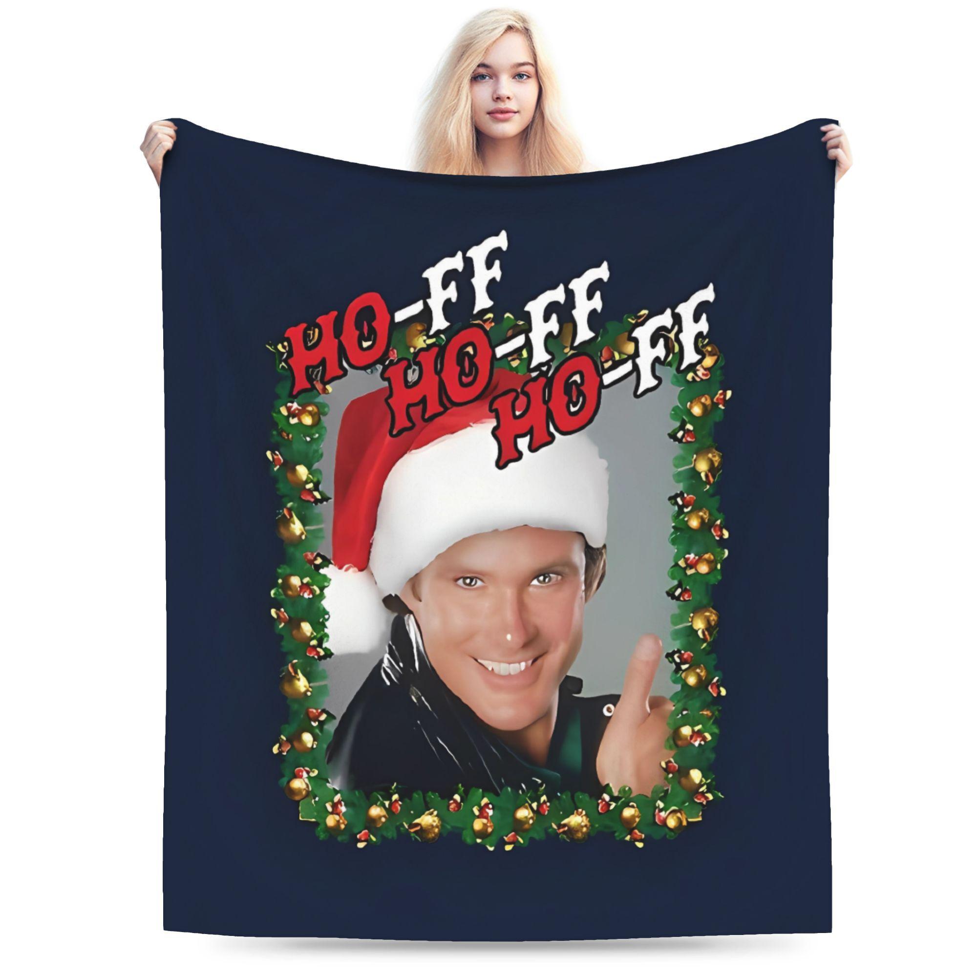 

David Hasselhoff Plush Blanket Children Christmas Flannel Throw Blanket For Living Room Warm Soft Design Quality Bedspread 75x90cm