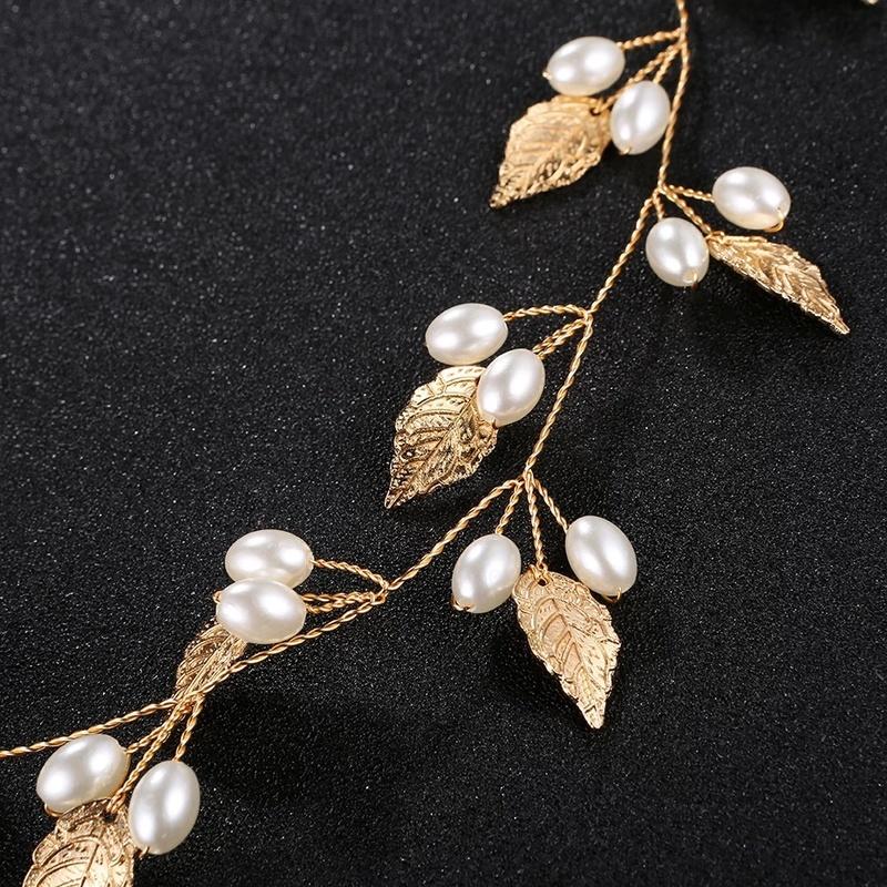 Fashion Leaf Soft Chain Wedding Headband