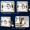 Hand Crank Animation Kit Toddlers Boys Girls Wooden Handmade Animation Machine Educational STEM Science Toy