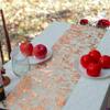 Table Runner Roll, Glitter Gold Foil Mesh Table Runner Decorative Dining Table Centerpiece for Party, Wedding, Baby Shower, Christmas