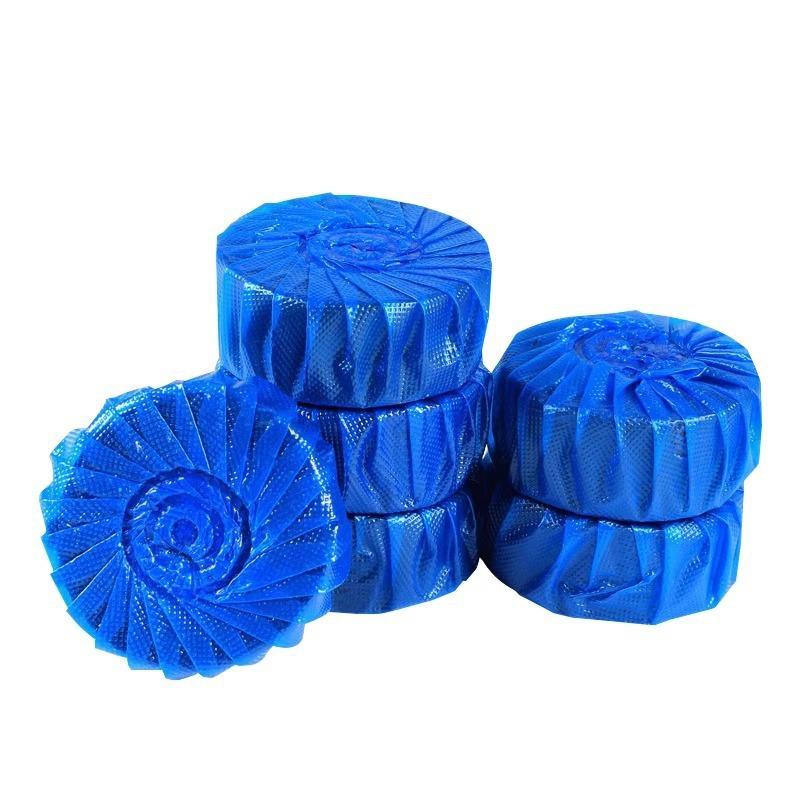 Fresh Fragrance Blue Bubbles Toilet Cleaning Block - Long-lasting Deodorizing Scent