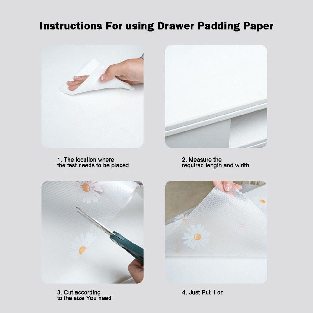Paper Thickened EVA Table Cushion Moisture-Proof Can Be Cut Drawer Mat Printed Non-Stick Waterproof Pad Kitchen