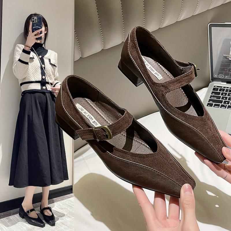 Fashion Black High Heels Buckle Platform Pumps Women Japanese Style Patent Leather Mary Jane Shoes Woman Punk Thick Heels Lolita Shoes
