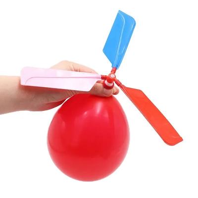 5Pcs Balloon Helicopter Children'S Outdoor Fun Launcher Set Balloon Parent Child Interactive Children'S Puzzle Toy Gift
