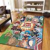 Naruto Team Celebration Carpet Rug For Living Room Bedroom Home Sofa Decoration,kids Play Nonslip Floor Mat