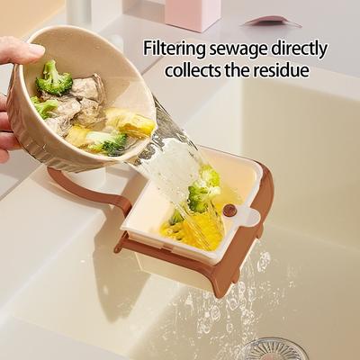Müheloser berührungsloser Abfluss-Sieb für die Spüle mit automatischem Entleerungssystem, Armatur-montiertes Design für kompakte Küchen, platzsparende Organisation des Abflussbereichs