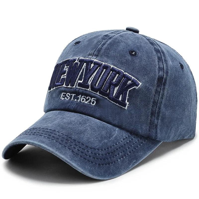 New Fashion NEW YORK 1625 Embroidery Baseball Caps Outdoor Casual Adult Sun Hats Sports Caps Water Snapback Hat