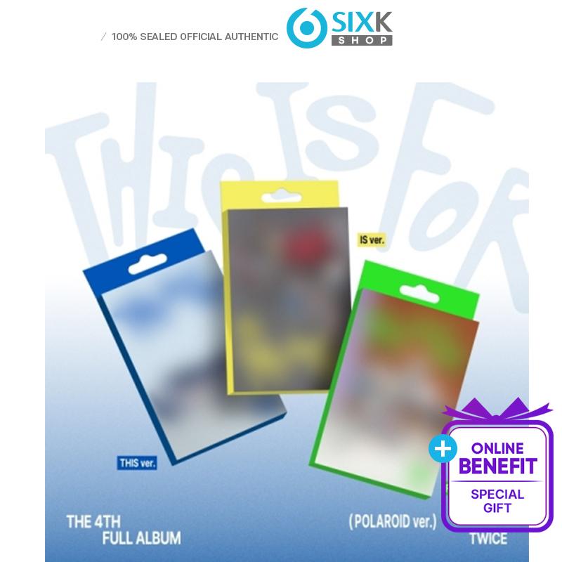 TWICE 4TH FULL ALBUM [THIS IS FOR] Platform (Polaroid Ver.) (Online Benefit)