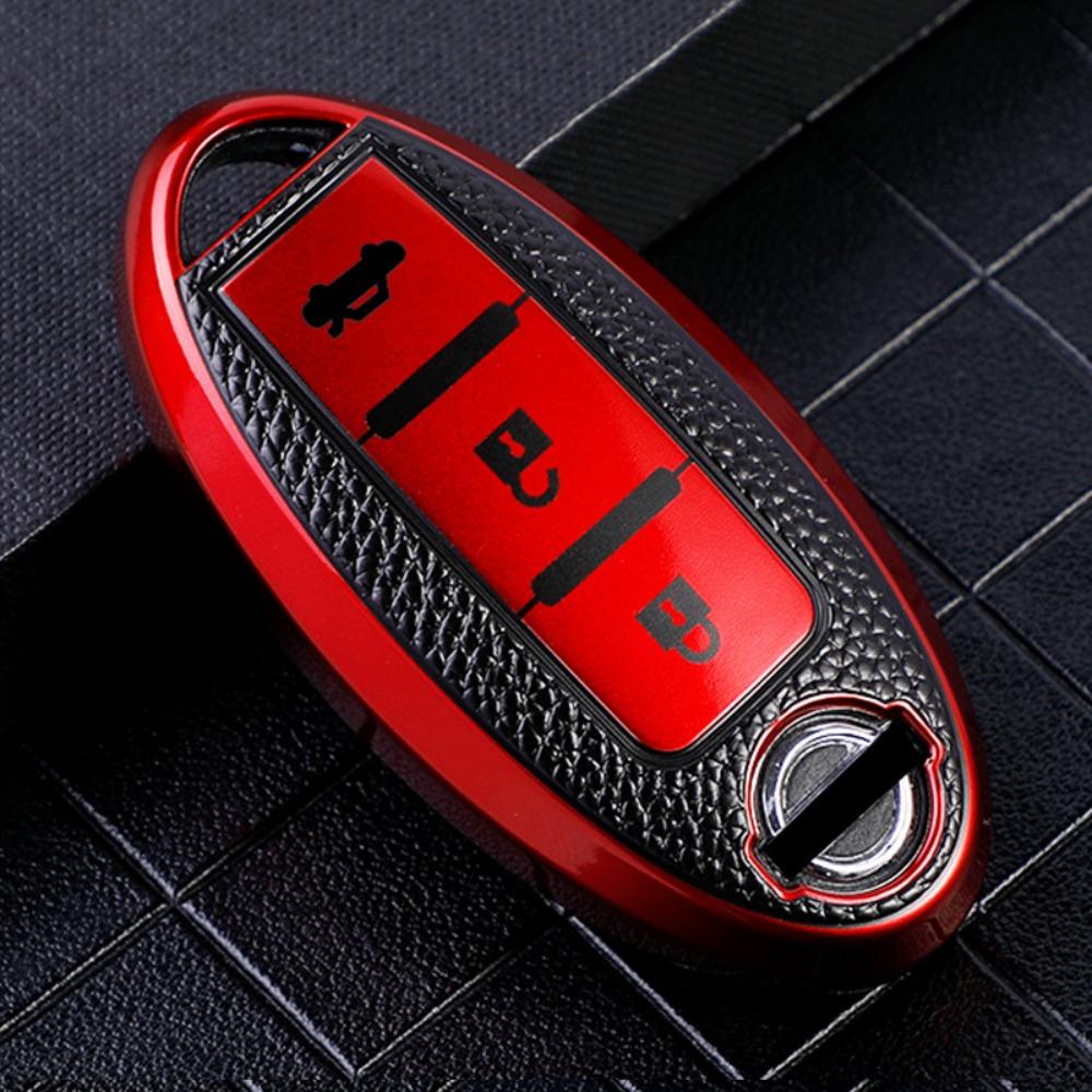 Soft Silicone Car Key Cover for Nissan Tiida Sylphy Teana Durable Protective Key Case