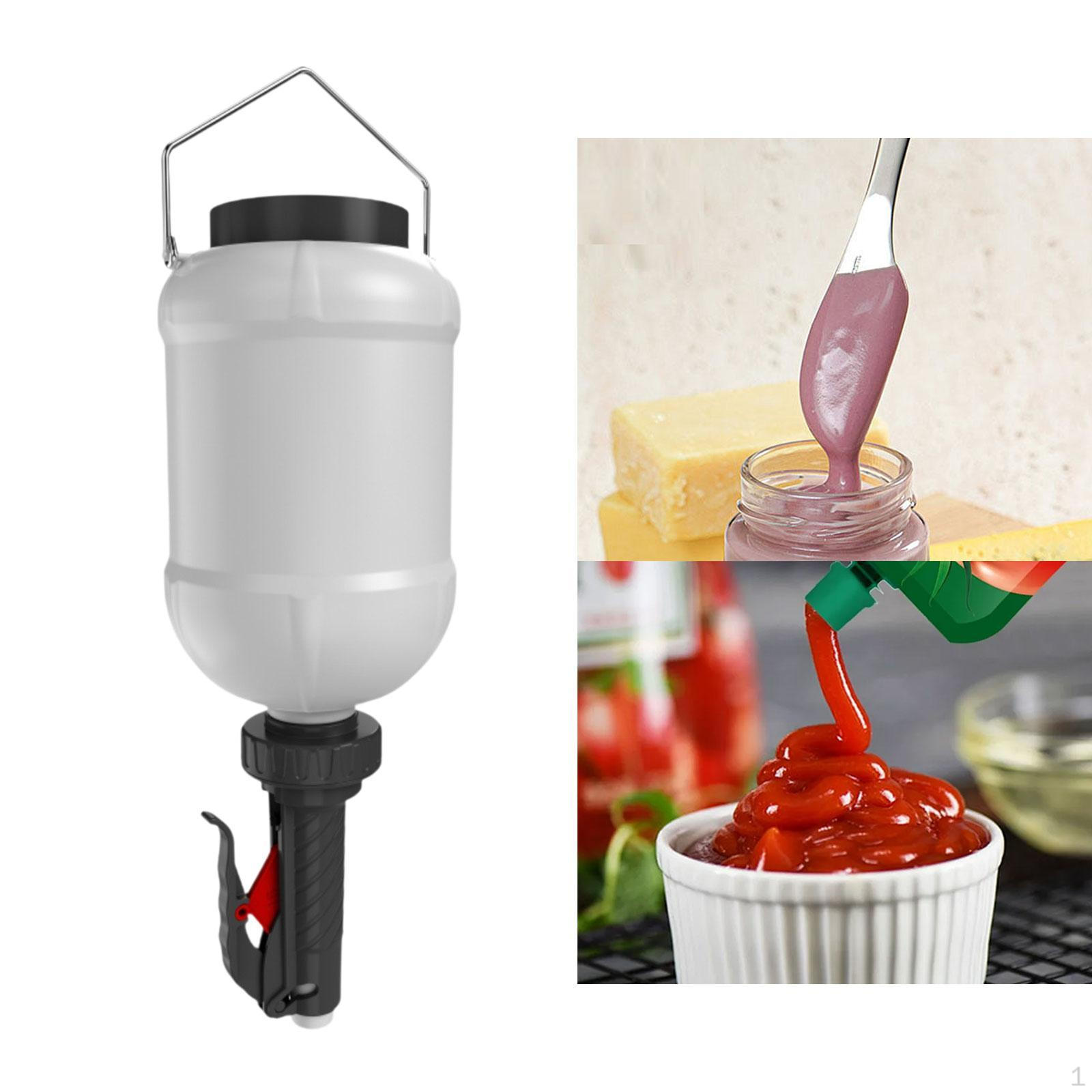 

Диспенсер для приправ объемом 3 л для горчицы и майонеза чёрный