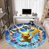 1pc Pikachu, Pokémon Chair Carpet for Office Non-Slip,Machine Washable Rug for Office, Room - Holiday Decor - Machine Made yy251017295