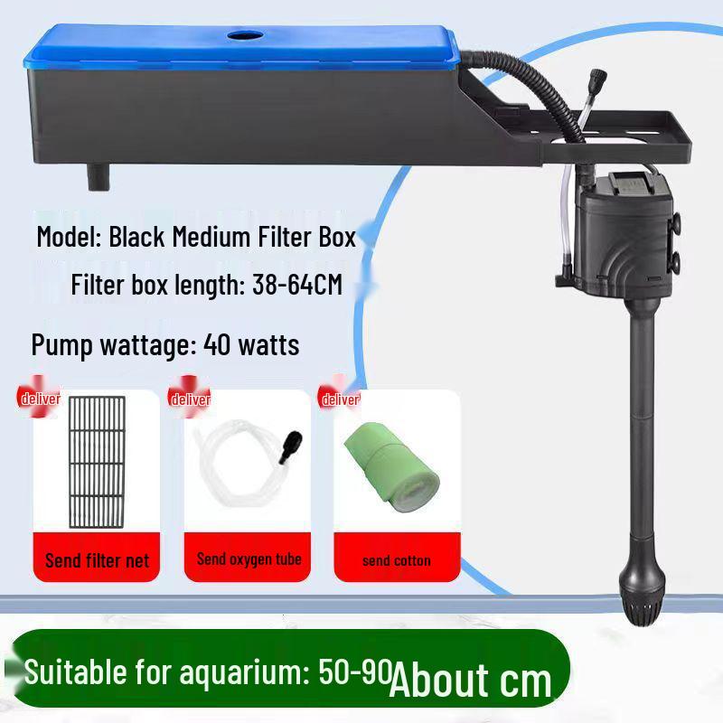 Silent Three-in-One Fish Tank Oxygenating Circulation Filter System