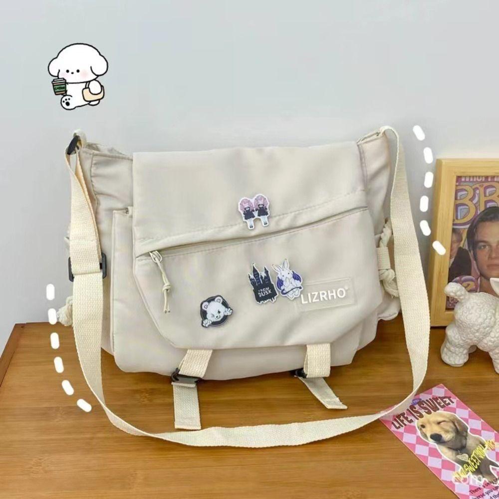 

Little Dinosaur Large Capacity Handbag Come on Duck Crossbody Pouch Work White bear