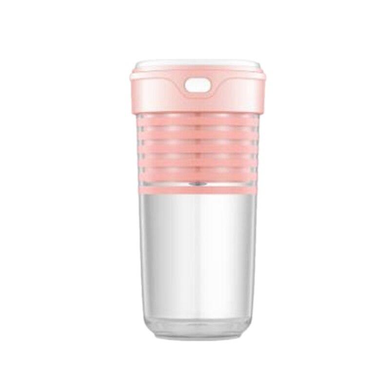 Portable Blender Mini Blender Personal Small Blender Smoothie USB Juicer Cutter | Juillers (Pink)