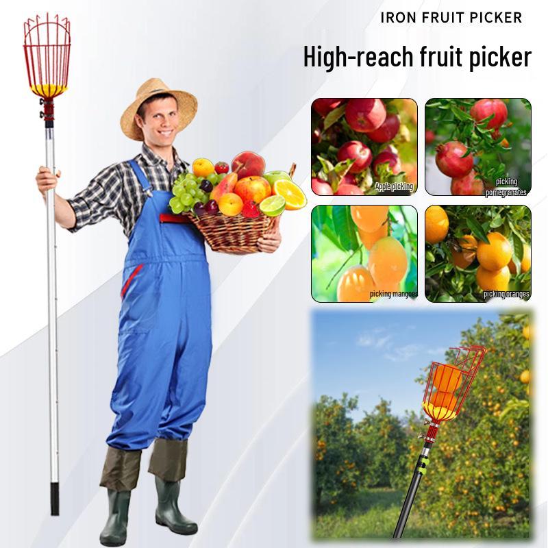 Cross-border Orchard Fruit Picker Artifact for High Trees: Apple, Lemon, Peach