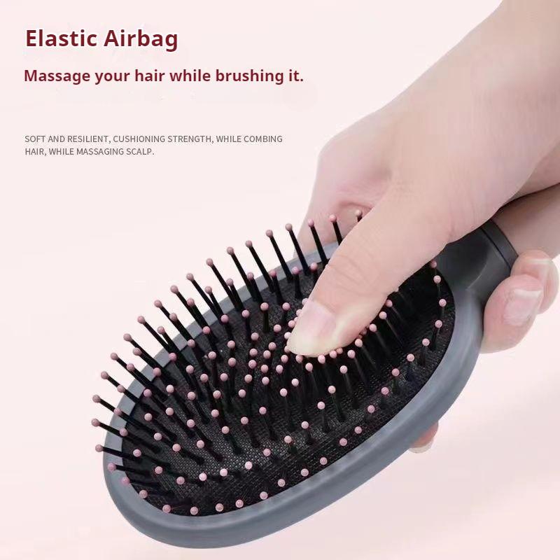 Airbag Comb High Skull Top Big Curved Comb Fluffy Hair Massage Styling Girls Comb
