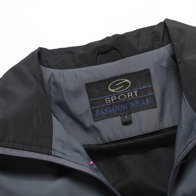 Men's Sportswear Suit Tracksuit Male Casual Active Sets Outwear 2PCS Jacket Pants Plus Size L-5XL