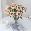 Artificial Flowers Silk Roses Wedding bridal bouquet Holiday Festival Outdoor garden Home Room DIY Gift box Hot sales Accessori