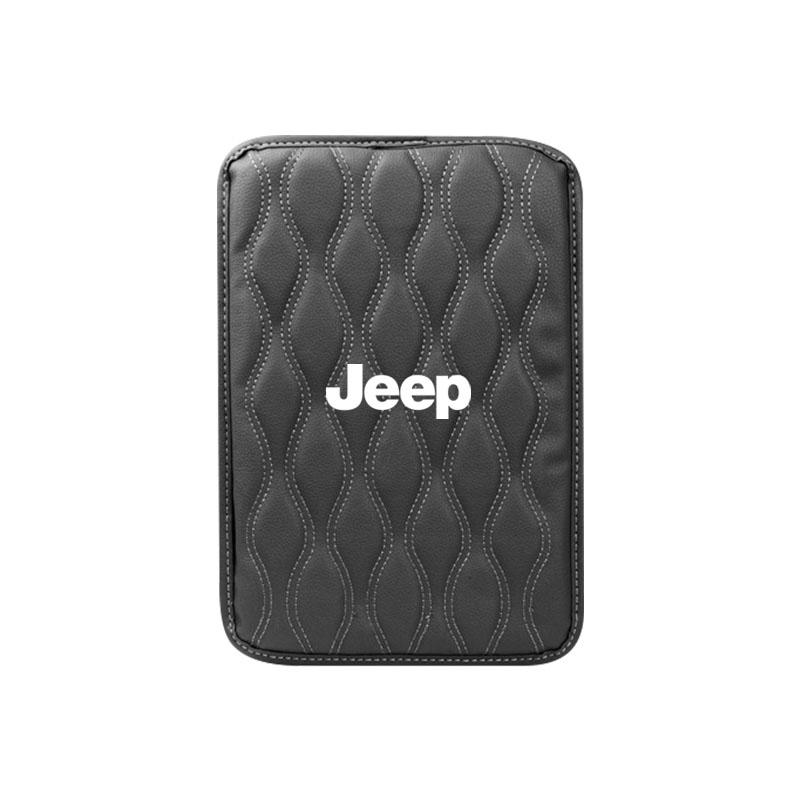 

1 шт. Кожаные накладки на подлокотник автомобиля Защитная водонепроницаемая подушка для рук Для Jeep Renegade Wrangler JK Grand Cherokee XJ Willys Compass Command Patriot серый