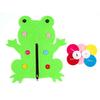 Cute Animal Flower Zipper Button DIY Non-Woven Boards Children Teaching Toy