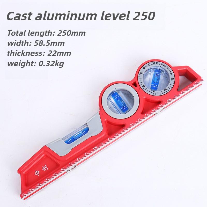 Bubble Horizontal Ruler High Precision Level Ruler Woodworker Building Magnetic Balance Spirit Level Portable Measuring Tools