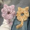 Cute Plush Kitten Hair Tie Sweet Cartoon Cat's Tail Scrunchies Hair Rope Back Of The Head Headband Hair Accessory Gift