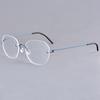 Fashion Hexagon Rimless Glasses Frame Men Women 2460 Brand Design Screwless Titanium Ultralight Eyeglasses Frameless Eyeware