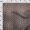 oneOone Cotton Flex Brown Fabric Asian Suzani  Sewing Fabric By The Yard Printed Diy Clothing Sewing Supplies 40 Inch