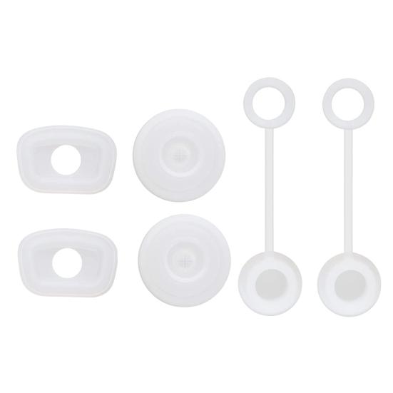 

1 комплект соломенной крышки, защита от разливов, пыленепроницаемость, защита от утечек воздуха, конструкция с поперечным отверстием, набор пробок, подача стакана 3pcs белый