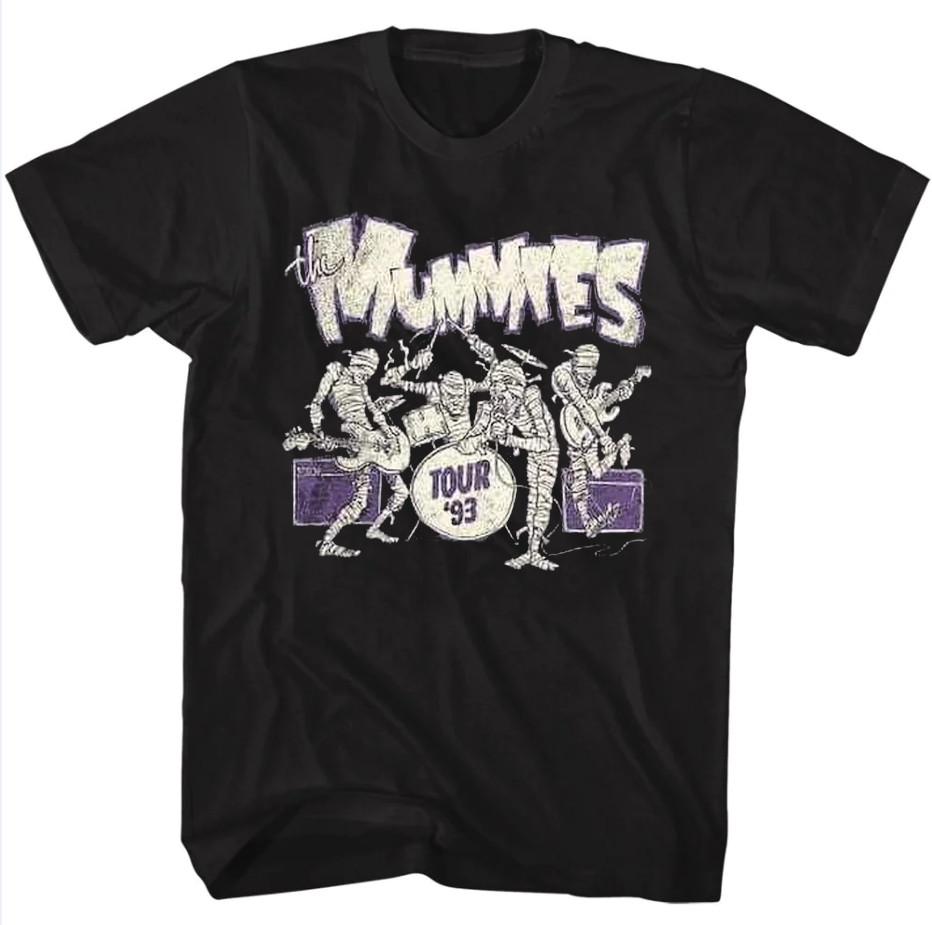 

NEW The Mummies Band Tour 93 Graphic Black T Shirt Unisex T-Shirt XXXXL