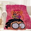 Coperta Peluche Go Carina Cartone Animato Tappeto per Pisolino Divano per Soggiorno Stanza T-Teen Ufficio Caldo Stanza da Letto T-Titans Compleanno Casa Viaggio Regali per Bambini