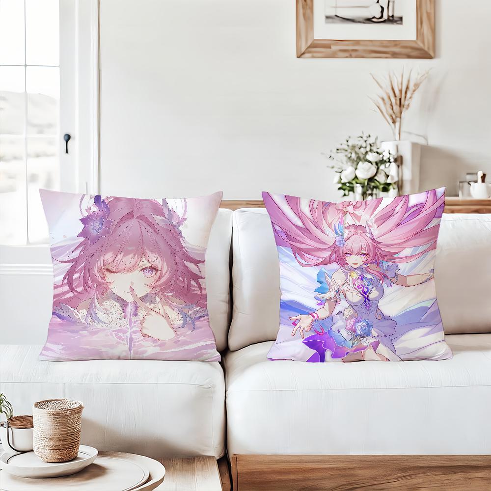 Video Game Honkai Star Rail Cyrene Pillow Case Suitable For Bedrooms Living Rooms Cars Home Decoration