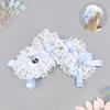 Elegant Ribbon Hair Clip Headpiece With Lace Ruffle Trim Design For Women And Girl Anime Event Gathering Hair Ornament